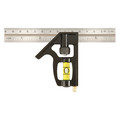 Johnson Level & Tool Combination Square, 6 In, Zinc 406EM
