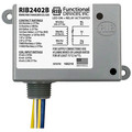 Functional Devices-Rib Enclosed Pre-Wired Relay, 20A@277VAC, SPDT RIB2402B