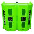 Allegro Industries Hi-Viz Green Dual SCBA Wall Case 4350