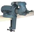 Wilton 4" Light Duty Portable Vise with Clamp-on, Swivel Base CBV-100