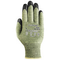 Ansell Cut Resistant Gloves, Green/Black, XS, PR 80-813