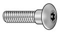 Zoro Select Tamper-Resistant Shoulder Screw, 1/4"-20 Thr Sz, 5/8 in Thr Lg, 1/4 in Shoulder Lg 5MA51