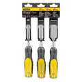 Stanley Chisel Set, 3 Pieces, 1/2, 3/4, and 1 In. 16-970