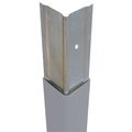 Zoro Select Corner Guard, Gray, 3"W X 48"H PVC-A-3-GY