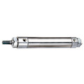 Speedaire Air Cylinder, 1 1/16 in Bore, 3 in Stroke, Round Body Double Acting 5MMD2