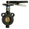 Milwaukee Valve Butterfly Valve, Wafer Style, Size 6 In HW232B