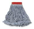 Rubbermaid Commercial 5in String Wet Mop, 16oz Dry Wt, Side Gate Connect, Loop-End, Blue, Cotton/Synthetic, FGD25206BL00 FGD25206BL00