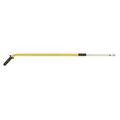 Rubbermaid Commercial 42 in to 72 in Threaded Telescopic Handle, 1 1/8 in Dia, Yellow, Aluminum FGQ760000000