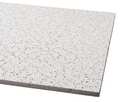 Armstrong World Industries Cortega Ceiling Tile, 24 in W x 48 in L, Square Lay-In, 15/16 in Grid Size, 6 PK 823A