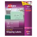 Avery Avery® Clear Easy Peel® Shipping Labels for Laser Printers 5663, 2" x 4", Box of 500 727825663