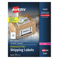 Avery Avery® WeatherProof™ Shipping Labels, TrueBlock® Technology, Laser Printers, 5-1/2" x 8-1/2", Box of 100 (5526) 727825526