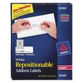 Avery Avery® Repositionable Address Labels for Laser Printers 55160, 1" x 2-5/8", Box of 3,000 7278255160