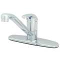T&S Brass Manual, Single Hole Only Mount, 1 Hole Low Arc Kitchen Faucet B-2731
