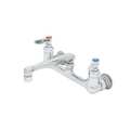T&S Brass Manual, 8" Mount, 2 Hole Low Arc Laundry Sink Faucet B-0230-01