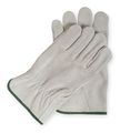 Condor Drivers Gloves, Split Leather, Gray, S, PR 5PE81