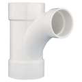 Zoro Select PVC Wye and 45 Degree Elbow, Hub, 6 in x 6 in x 4 in Pipe Size 05267