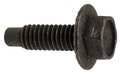 Zoro Select Hex Head Cap Screw, Phosphate Black Phosphate, 1 in L, 50 PK 5RKK5