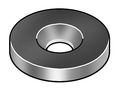 Zoro Select Countersunk Washer, Fits Bolt Size 1/4" Steel, Black Oxide Finish Z9935