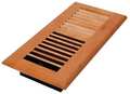Decor Grates Floor Register, 5.5 X 11.5, Lacquered Natural, Maple Wood WML410-N