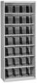 Tennsco 36" W 0 Drawer File Cabinet, Light Gray, Letter/Legal FS370LGY