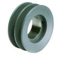 Zoro Select 1/2" to 1-1/2" Quick Detachable Bushed Bore 2 Groove 4.75 in OD 2BK50
