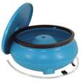 Raytech Vibratory Tumbler Bowl and Lid, 17In Dia. 23-032