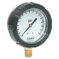 Span Pressure Gauge, 0 to 6000 psi, 1/4 in MNPT, Plastic, Black LFS-210-6000-G-CERT