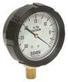 Span Vacuum Gauge, 30 Hg to 0, 2-1/2In, 1/4In LFS-210-30Hg-G-CERT