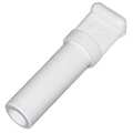 Parker Barbed Plug, 3/8 in Tube Size, Polymer, White, 10 PK 6326 60 00WP2