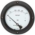Midwest Instrument Pressure Gauge, 0 to 5 In H2O 130-0110