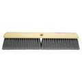 Tough Guy 18 in Sweep Face Broom Head, Soft, Synthetic, Gray 90610