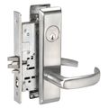 Yale Lever Lockset, Mechanical, Entrance PBCN8807FL x 626 x YMS