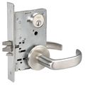 Yale Mortise Lockset, Lever, Storeroom, Rose PBR8805FL X 626 X YMS