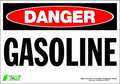 Zing Danger Sign, 7" Height, 10" Width, Polyester, Rectangle, English 1101S