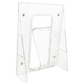 Deflecto Magazine Holder, 1 Compartment, Clear 55501GR