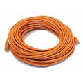 Zoro Select Ethernet Cable, Cat 5e, Orange, 75 ft. 5003