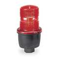 Federal Signal Low Profile Warning Light, LED, Red, 120VAC LP3PL-120R