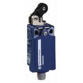 Telemecanique Sensors Limit Switch, Plunger, Roller Lever, 1NC/1NO, 3A @ 240V AC, Actuator Location: Top XCKP2121M12