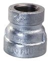 Zoro Select 2" x 1/2" FNPT Galvanized Reducer 5XTJ0