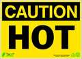Zing Caution Sign, 10 in H, 14 in W, Aluminum, Rectangle, English, 2152A 2152A