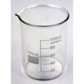 Lab Safety Supply Beaker, Low Form, Glass, 100mL, PK12 5YGZ0