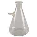 Lab Safety Supply Filtering Flask, Side Tube, 250 mL, PK10 5YHK2
