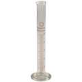 Lab Safety Supply Graduated Cylinder, 10mL, Glass, Clear, PK12 5YHX8