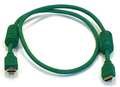 Monoprice HDMI Cable, Std Speed, Green, 3ft, 28AWG 3950