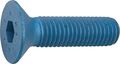 Metric Blue M4-0.70 Socket Head Cap Screw, Metric Blue Steel, 12 mm Length, 25 PK UST187457