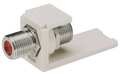 Panduit Mini-Com F-Type Coupler, Off White CMFIW