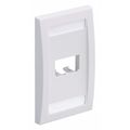 Panduit Wall Plate, Single Gang, 2 Ports, Off White CFPE2IWY