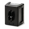 Hubbell Wiring Device-Kellems Switch Enclosure, NEMA 1, Black, Plastic HBL1390