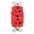 Hubbell 15A Duplex Receptacle 125VAC 5-15R RD HBL8200RED