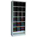 Zoro Select Vertical Literature Organizer 72 Compartments, Tan 5CRY7